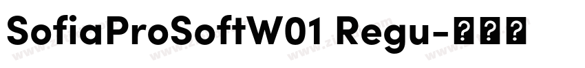 SofiaProSoftW01 Regu字体转换